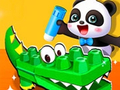 Jwèt Pouswè Gato Panda Timoun sou entènèt