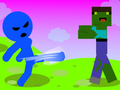 Jwèt Soti Stickman Zombie sou entènèt
