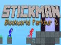 Jwèt Parkour Stickman Blockworld 2 sou entènèt