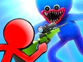 Jwèt Stickman kontre Huggy Wuggy sou entènèt