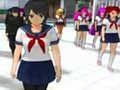 Jwèt Sakura Ti Mademoiselle Lekòl Yandere Similatè sou entènèt