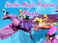 Jwèt Puzl Barbi: Pegasus Majik sou entènèt