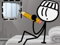 Jwèt Dop Stickman Evade Prizon sou entènèt