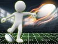 Jwèt Kouri ak Kike Rugby Stickman sou entènèt