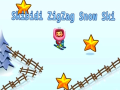 Jwèt Skibidi ZigZag Ski sou Nèj sou entènèt