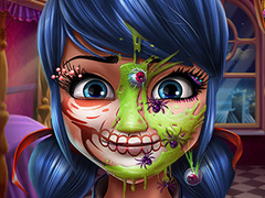 Jwèt Tifi Pwen Makiyaj Halloween sou entènèt