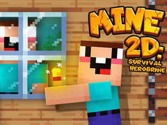 Jwèt Mine 2D Sive Herobrine sou entènèt