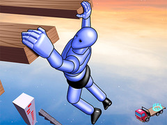 Jwèt Simulatè Parkour Ragdoll sou entènèt