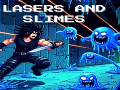 Jwèt Lazer ak Slime sou entènèt