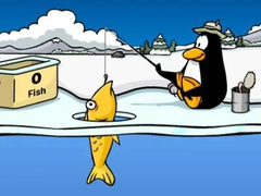 Jwèt Club Penguin: Peche sou Glas sou entènèt