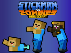 Jwèt Stickman kont zombis WorldCraft sou entènèt