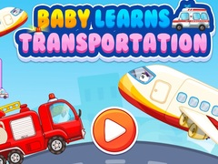 Jwèt Ti bebe aprann transpò sou entènèt