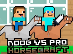 Jwèt Noob kontre Pro HorseCraft sou entènèt