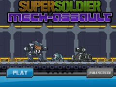 Jwèt Atak Mech Super Soldat sou entènèt