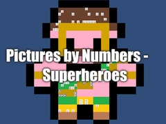 Jwèt Imaj pa Nimewo - Superheros sou entènèt