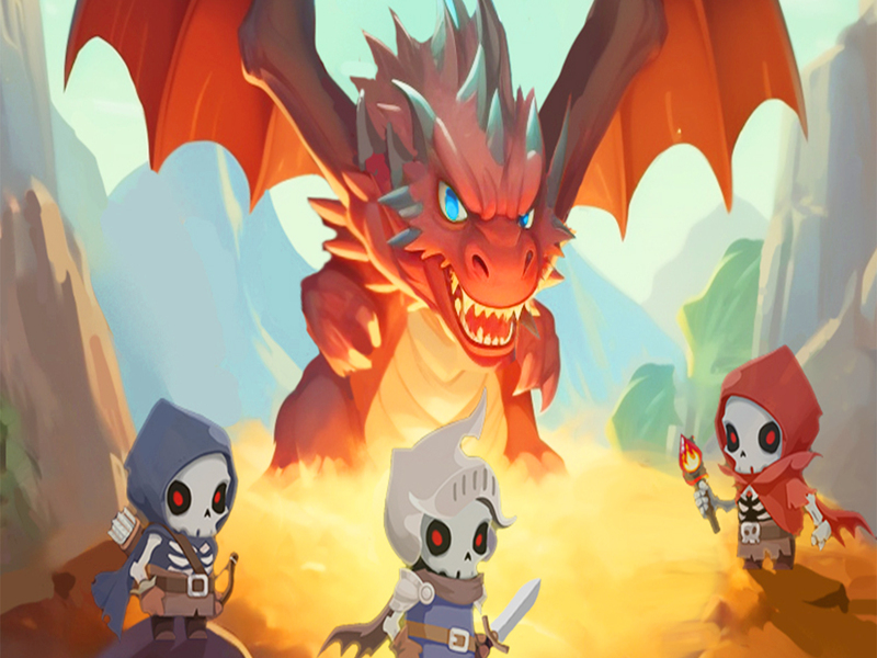 Jwèt Lejand nan dragon Hunt sou entènèt
