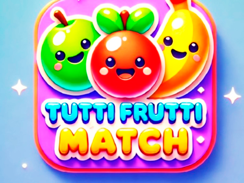 Jwèt Tutti frutti matche ak sou entènèt