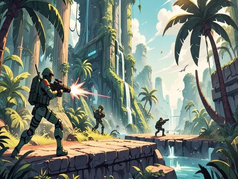 Jwèt Grèv Fòs: Aksyon Platformer sou entènèt