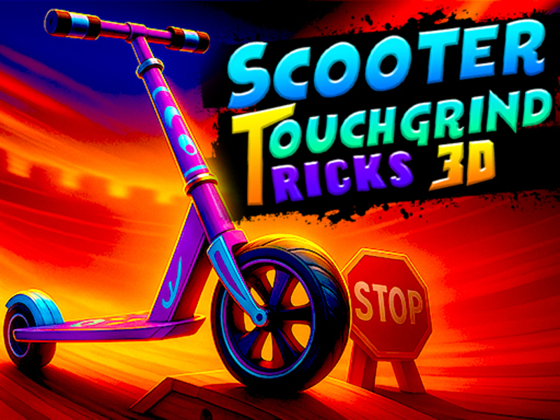 Jwèt Scooter touchgrind ke trik nouvèl 3D sou entènèt