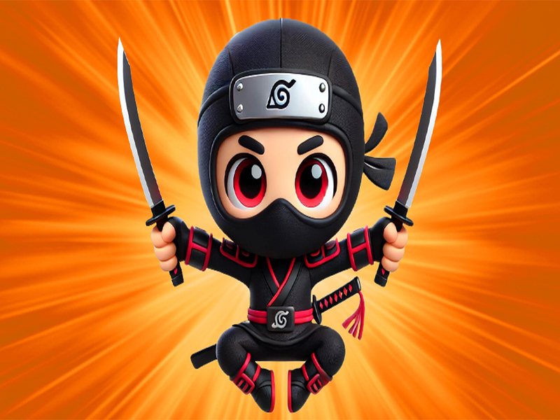 Jwèt Ninja Dash sou entènèt