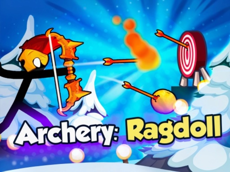 Jwèt Archery ragdoll sou entènèt