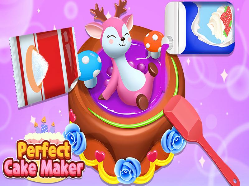 Jwèt Maker gato pafè sou entènèt