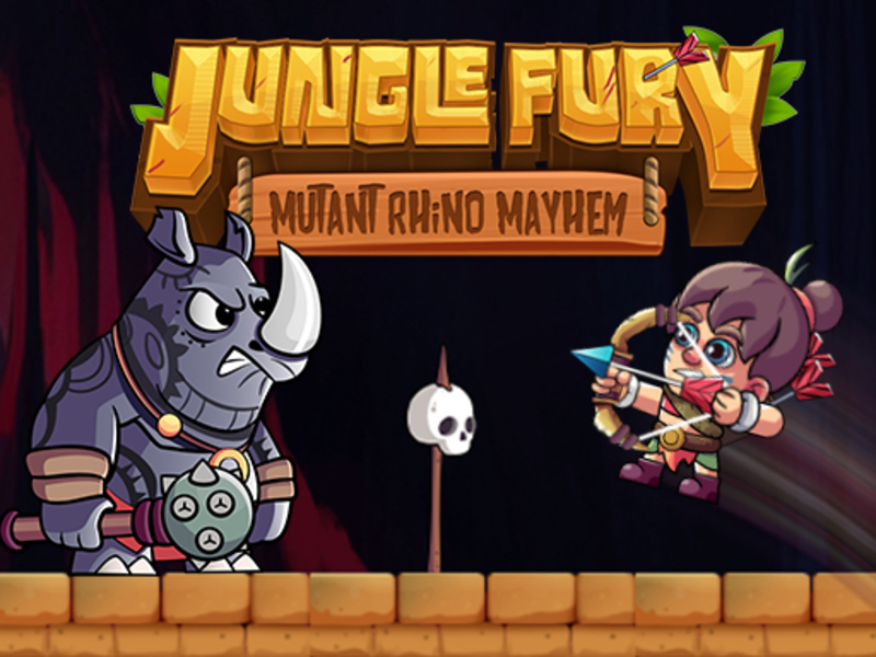 Jwèt Jungle kòlè mutant Rinoseròs destriksyon sou entènèt