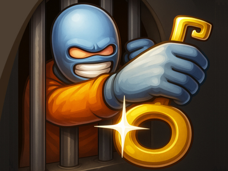 Jwèt Yon sèl nivo stickman jailbreak sou entènèt