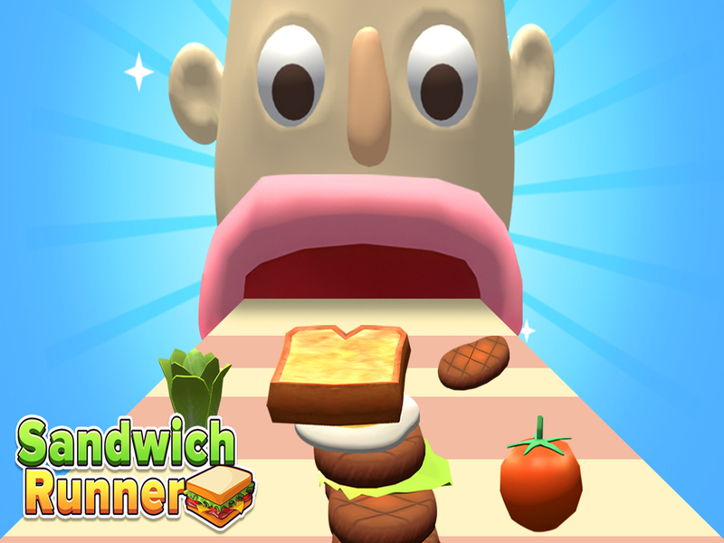 Jwèt Sandwich moun kap kouri sou entènèt