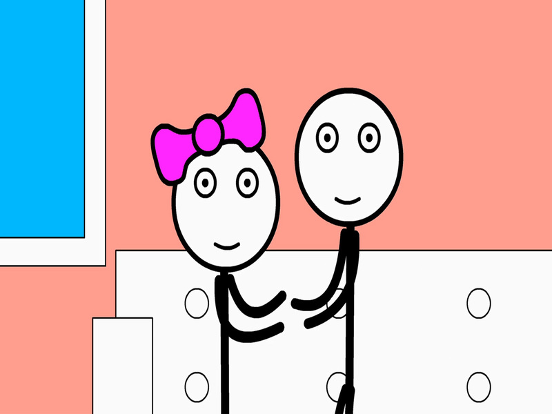Jwèt Stickman prizon ak renmen sou entènèt