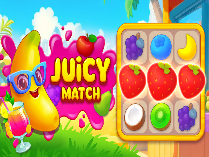 Jwèt Matche ak juicy sou entènèt