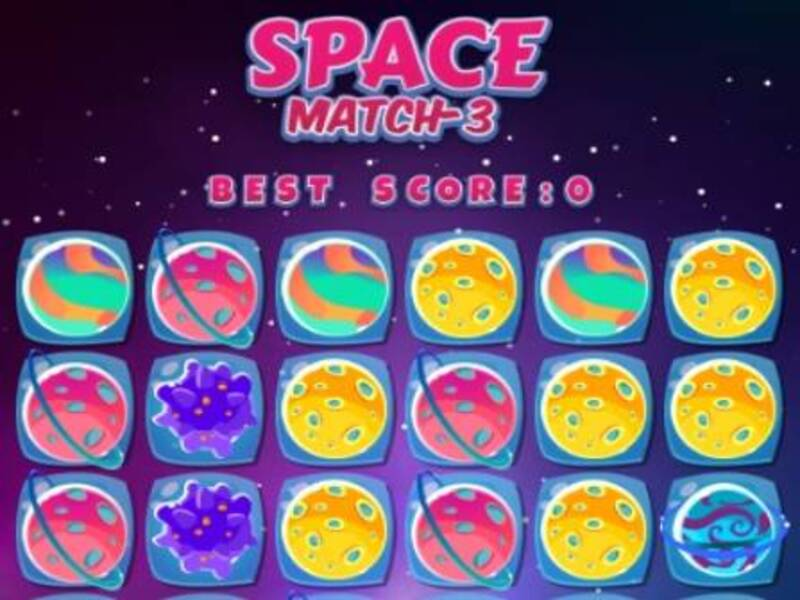 Jwèt Espas match3 sou entènèt