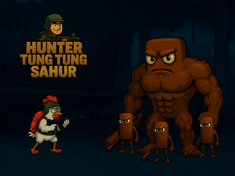 Jwèt Hunter Tung Tung Sahur sou entènèt