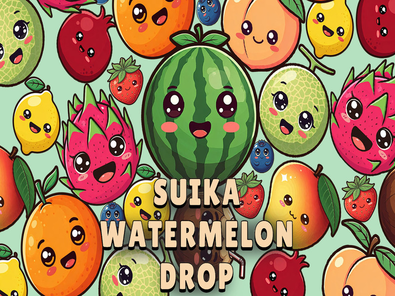 Jwèt Suika melon gout sou entènèt