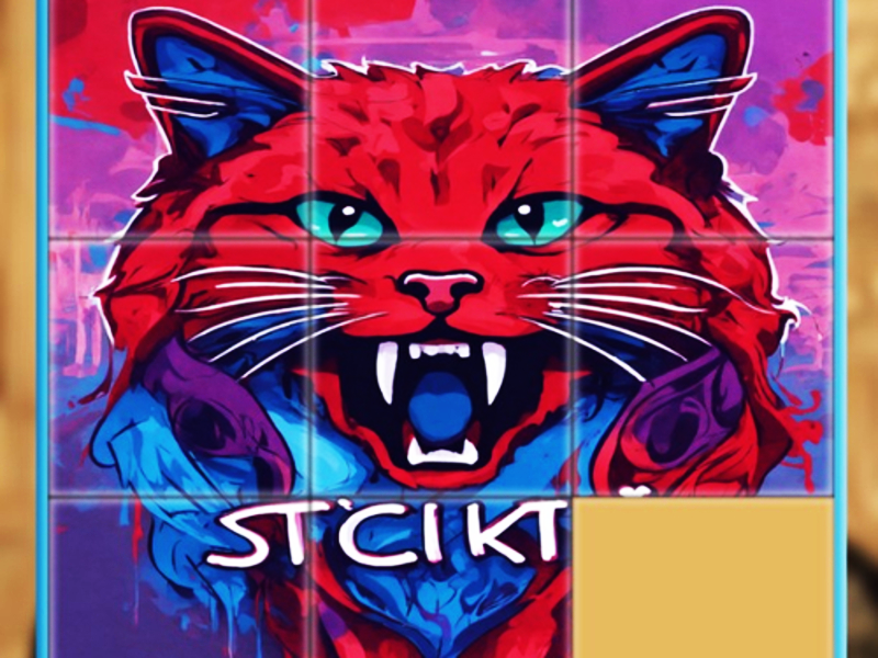 Jwèt Cat Jigsaw devinèt foli sou entènèt