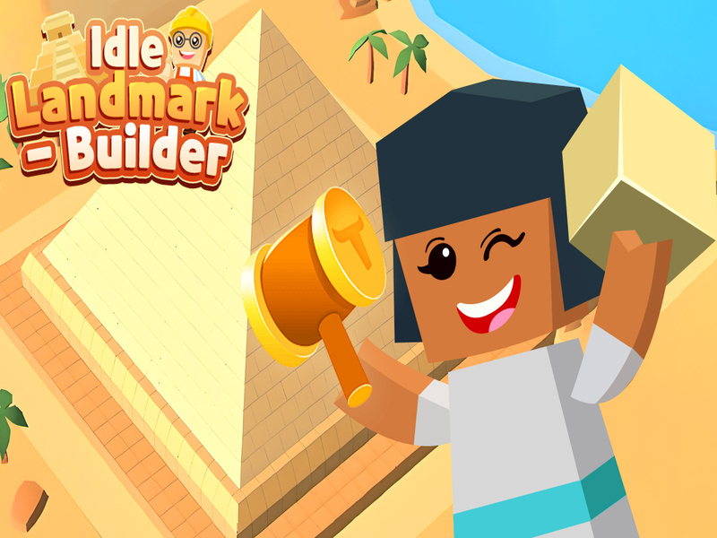 Jwèt Idle Builder Landmark sou entènèt