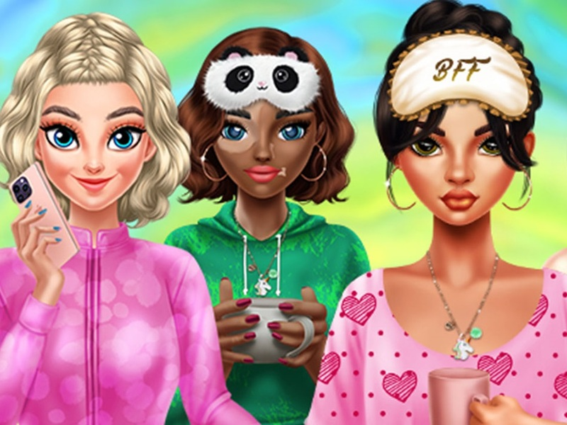 Jwèt BFFS Luxury Loungewear sou entènèt