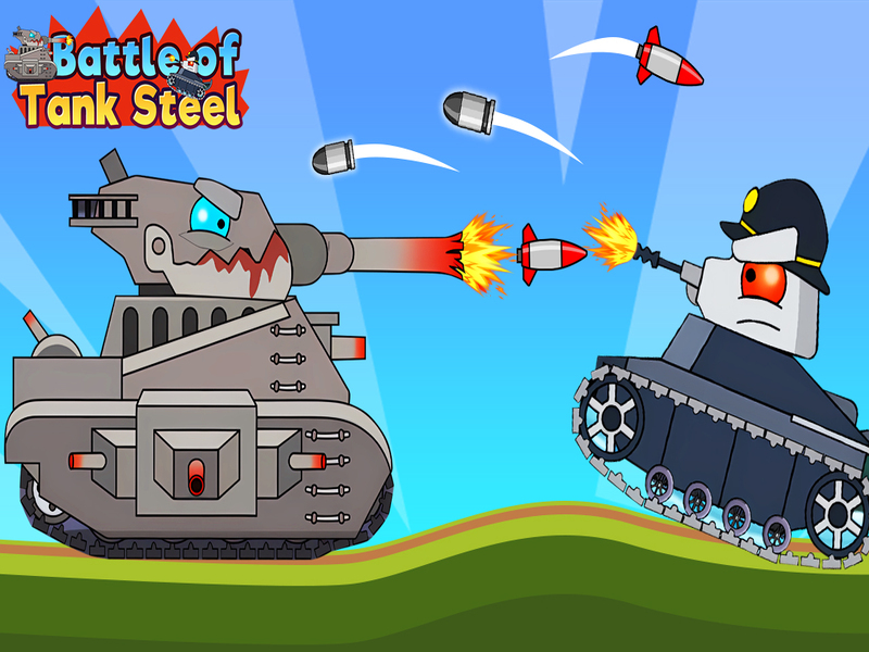 Jwèt Batay nan tank Steel sou entènèt