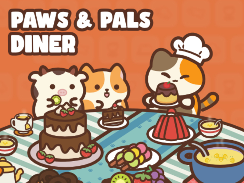 Jwèt Paws & pal dineur sou entènèt