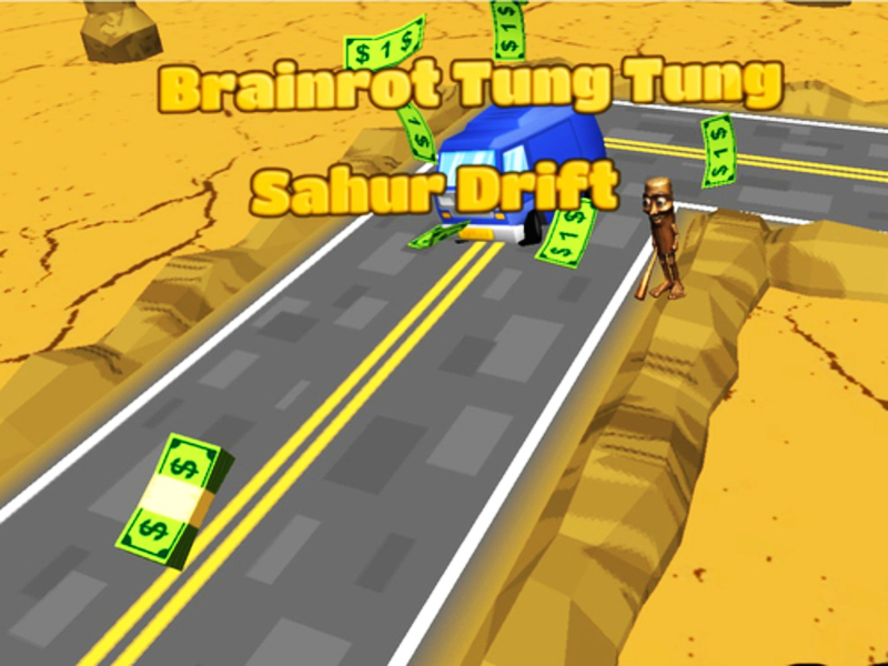 Jwèt Brainrot Tung Tung Sahur Drift sou entènèt