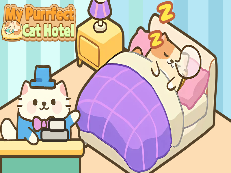 Jwèt Otèl chat purrfect mwen an sou entènèt