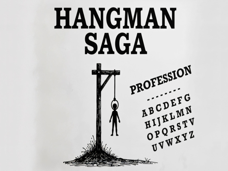 Jwèt Saga Hangman sou entènèt