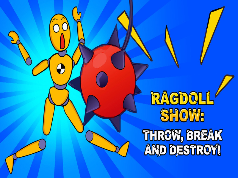 Jwèt Ragdoll Montre: Jete, kraze ak detwi! sou entènèt