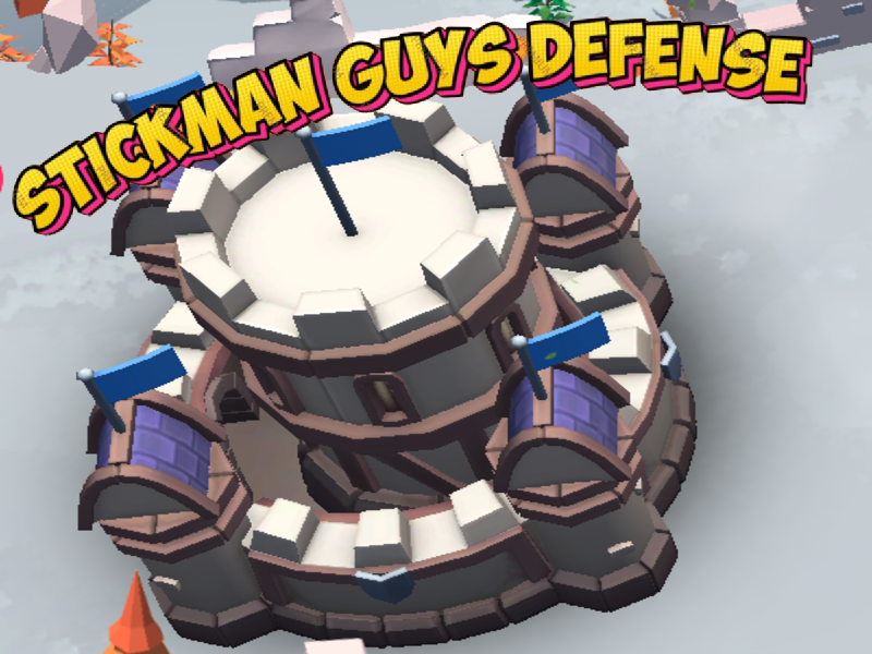 Jwèt Stickman Guys defans sou entènèt