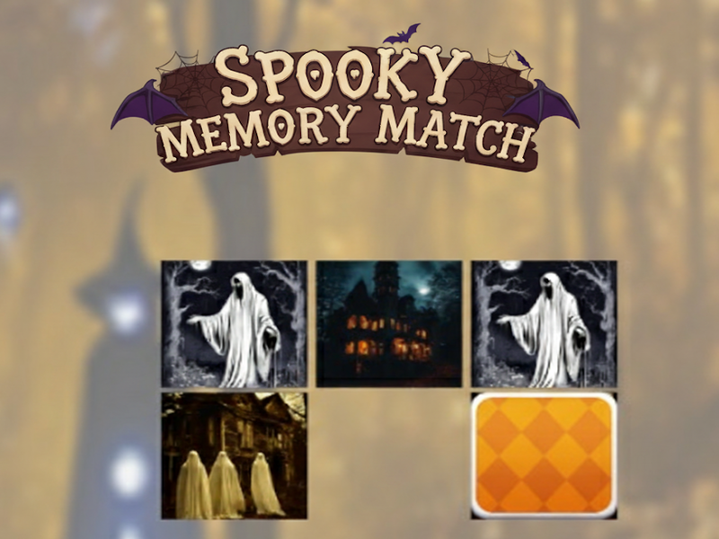 Jwèt Koresponn ak memwa Spooky sou entènèt