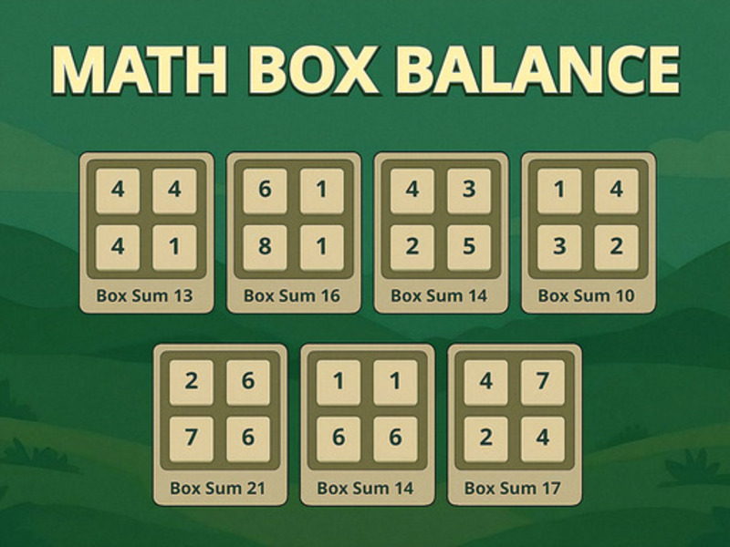 Jwèt Balans bwat matematik sou entènèt