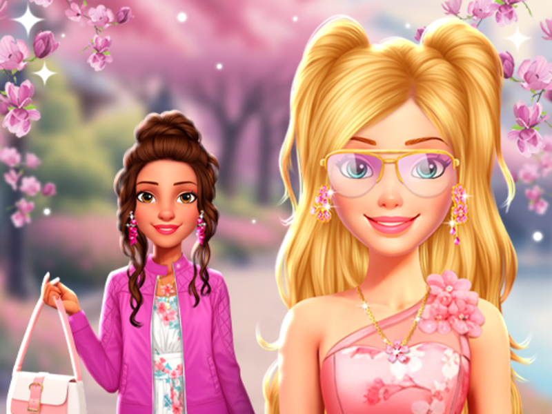 Jwèt BFFS Cherry Blossom Selebrasyon sou entènèt