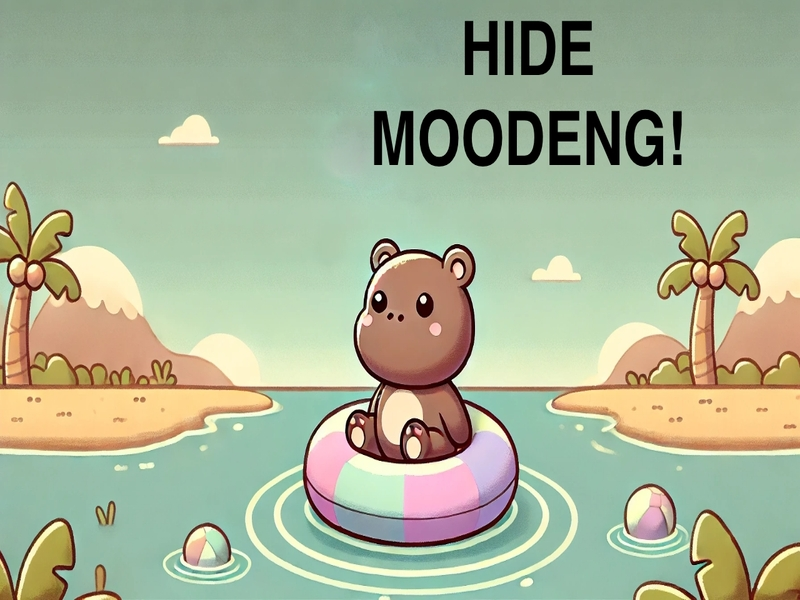 Jwèt Kache Moodeng Ipopotam! sou entènèt