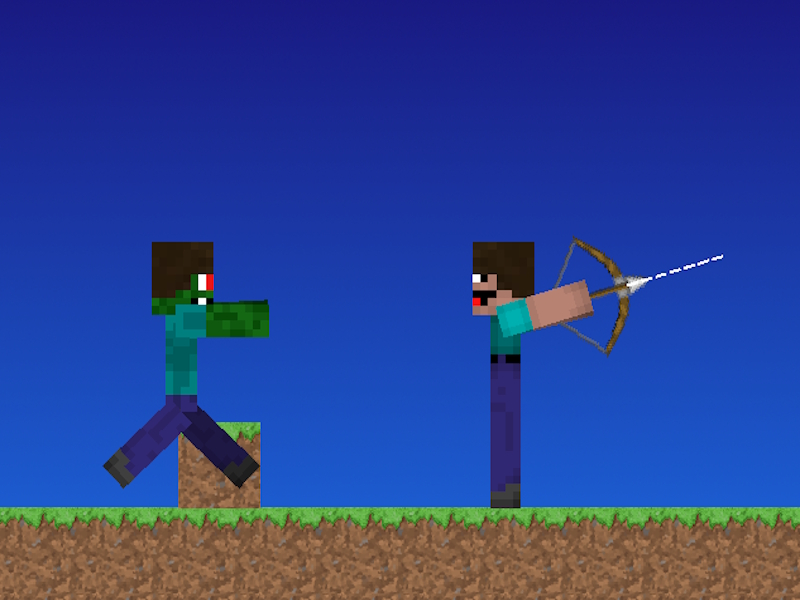 Jwèt Noob vs pro men banza minecraft sou entènèt